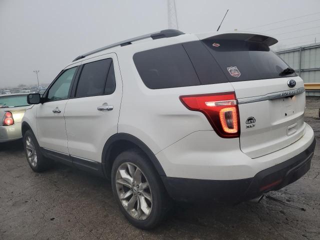 1FMHK8D81CGB00742 - 2012 FORD EXPLORER XLT WHITE photo 2