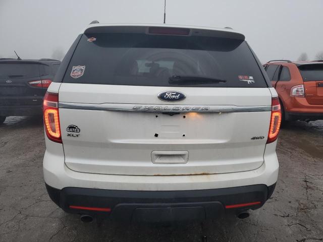 1FMHK8D81CGB00742 - 2012 FORD EXPLORER XLT WHITE photo 6