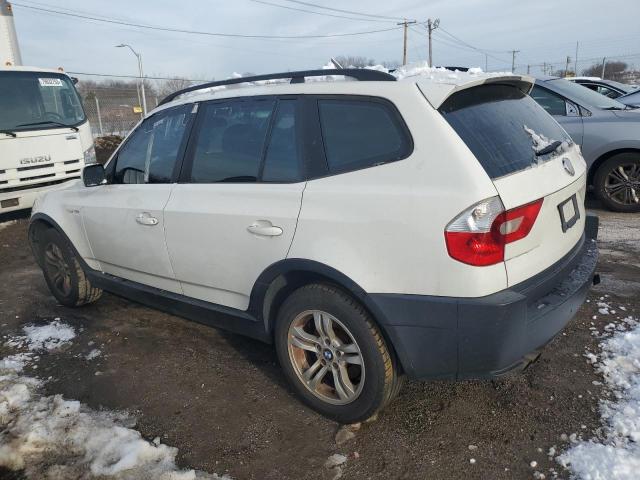 WBXPA93485WD05349 - 2005 BMW X3 3.0I WHITE photo 2