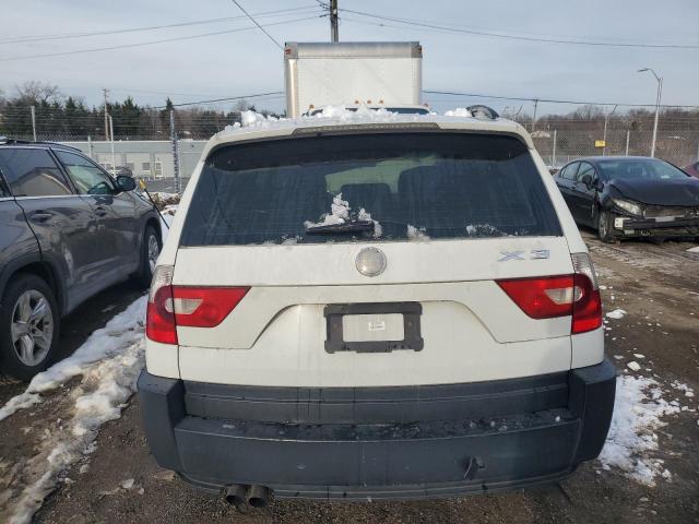 WBXPA93485WD05349 - 2005 BMW X3 3.0I WHITE photo 6