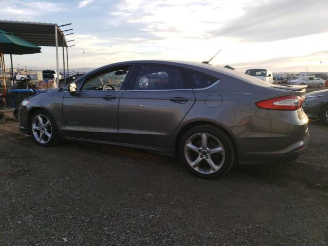 3FA6P0LU3ER392585 - 2014 FORD FUSION SE HYBRID GRAY photo 2