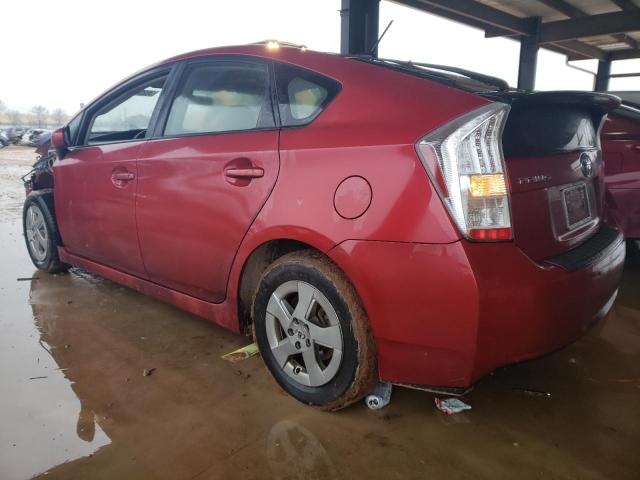 JTDKN3DU4A0193229 - 2010 TOYOTA PRIUS RED photo 2