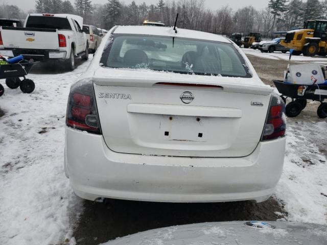 3N1AB6AP9CL631157 - 2012 NISSAN SENTRA 2.0 WHITE photo 6