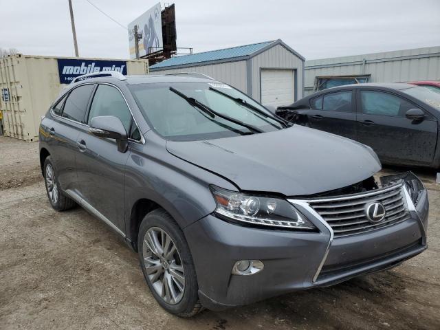 2T2BK1BA4DC220523 - 2013 LEXUS RX 350 BASE GRAY photo 4