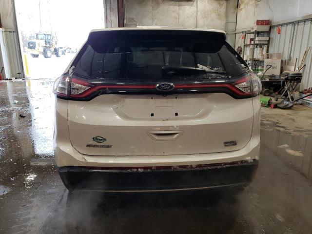 2FMPK4J91GBB01341 - 2016 FORD EDGE SEL WHITE photo 6