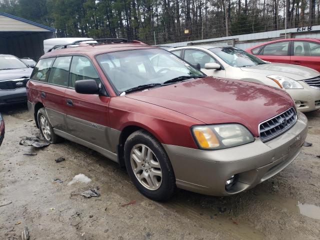 4S3BH675847613387 - 2004 SUBARU LEGACY OUTBACK AWP 栗色 照片 4