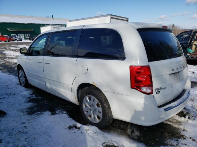 2C4RDGBG7ER471140 - 2014 DODGE GRAND CARA SE WHITE photo 2