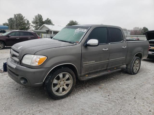 5TBET34186S523556 - 2006 TOYOTA TUNDRA DOUBLE CAB SR5 GRAY photo 1