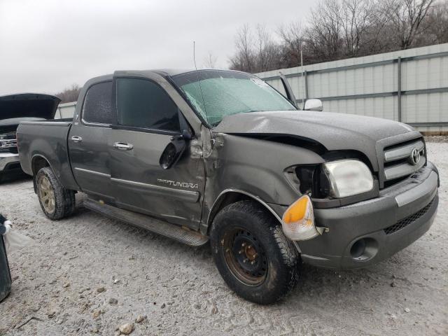 5TBET34186S523556 - 2006 TOYOTA TUNDRA DOUBLE CAB SR5 GRAY photo 4