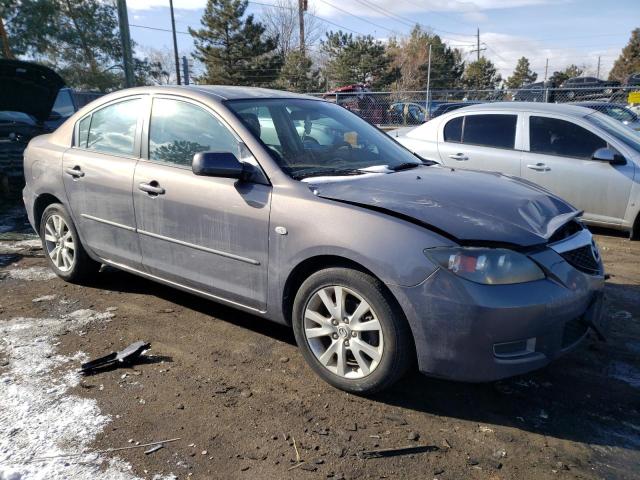 JM1BK32F481821288 - 2008 MAZDA 3 I GRAY photo 4