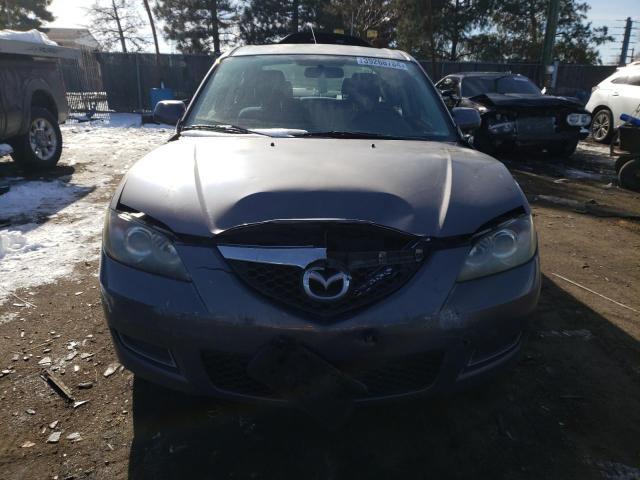 JM1BK32F481821288 - 2008 MAZDA 3 I GRAY photo 5