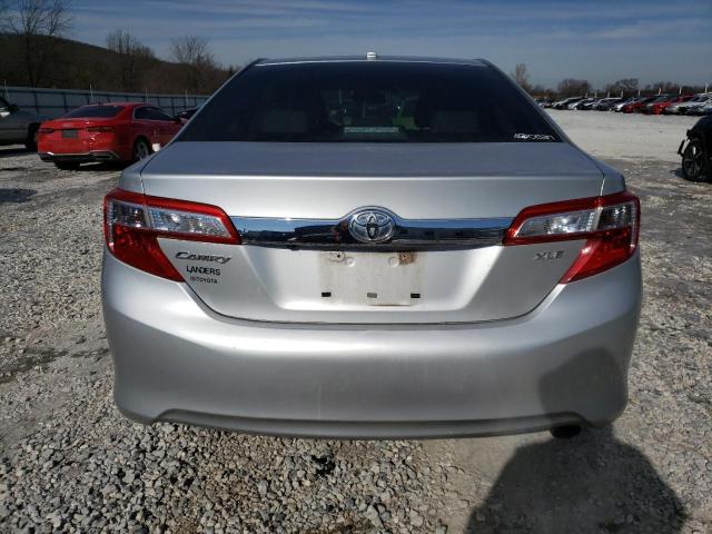 4T4BF1FK3CR273907 - 2012 TOYOTA CAMRY BASE SILVER photo 6