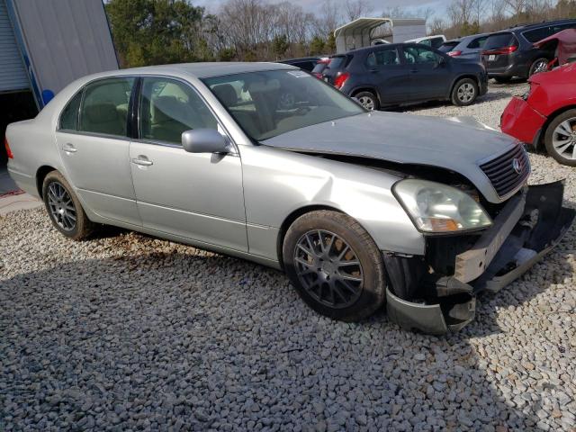 JTHBN30F320087880 - 2002 LEXUS LS 430 SILVER photo 4