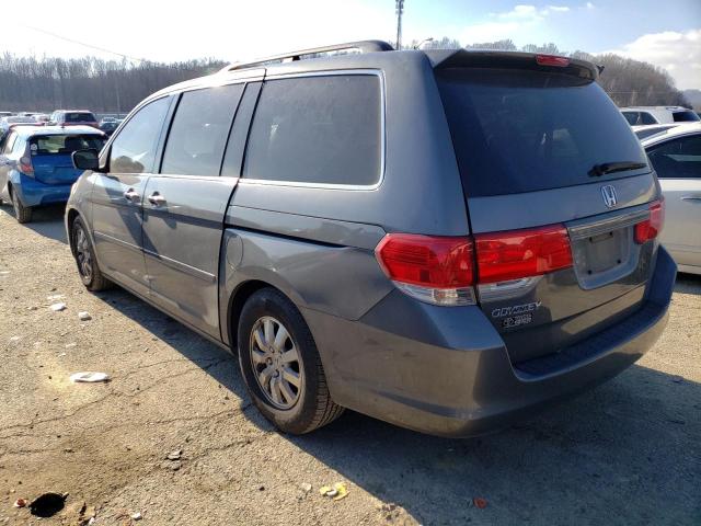 5FNRL3H49AB104867 - 2010 HONDA ODYSSEY EX GRAY photo 2