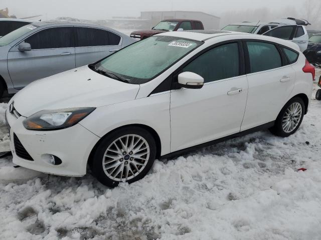 1FADP3N27EL454038 - 2014 FORD FOCUS TITANIUM WHITE photo 1