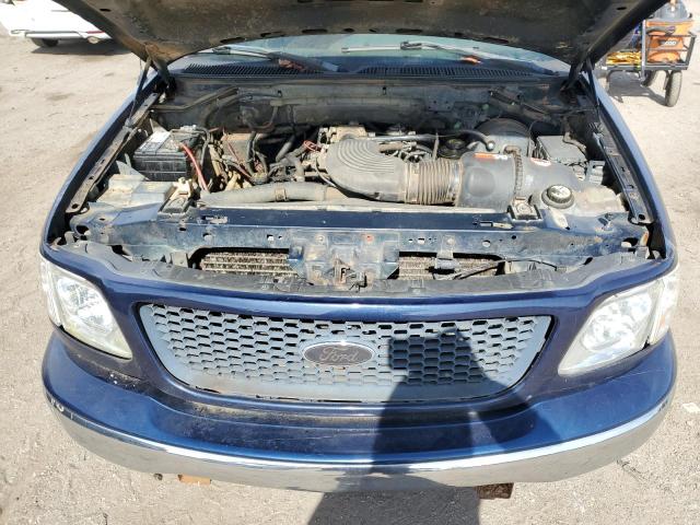 1FTRX17L82NB15749 - 2002 FORD F150 BLUE photo 11