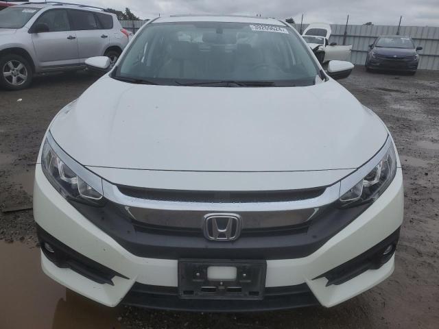 JHMFC1F71JX031907 - 2018 HONDA CIVIC EXL WHITE photo 5