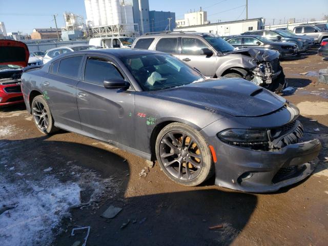 2C3CDXGJ8LH183130 - 2020 DODGE CHARGER SCAT PACK GRAY photo 4