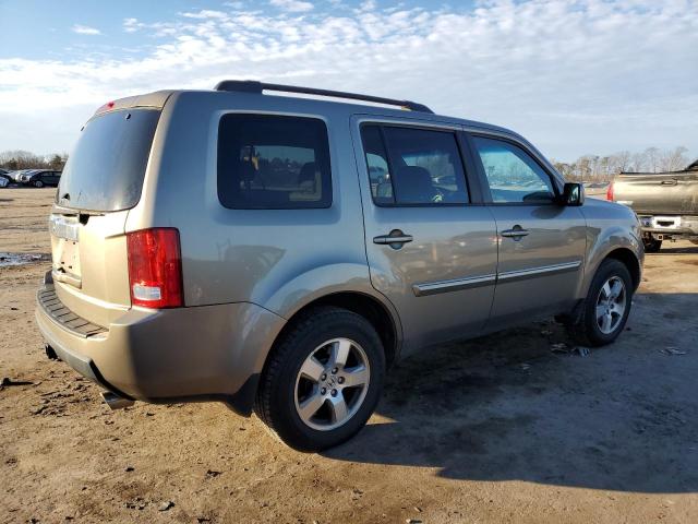 5FNYF4H51BB047907 - 2011 HONDA PILOT EXL GOLD photo 3