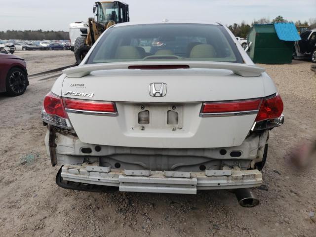 1HGCP2F82CA065563 - 2012 HONDA ACCORD EXL WHITE photo 6