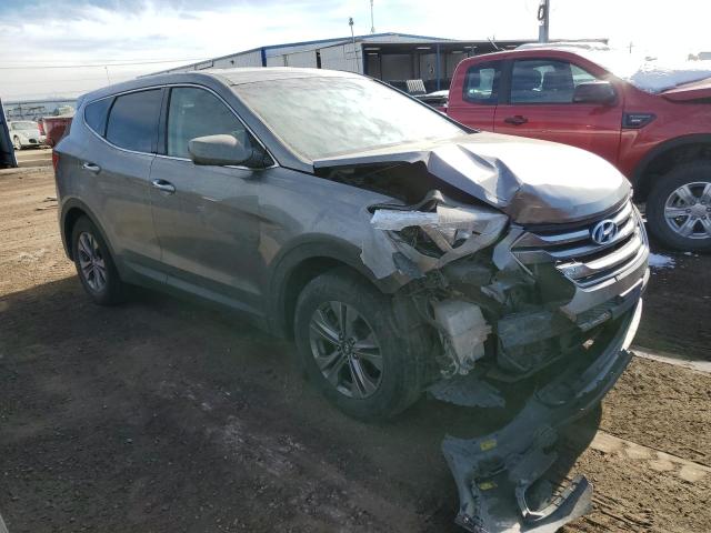 5XYZTDLB2FG298203 - 2015 HYUNDAI SANTA FE S GRAY photo 4