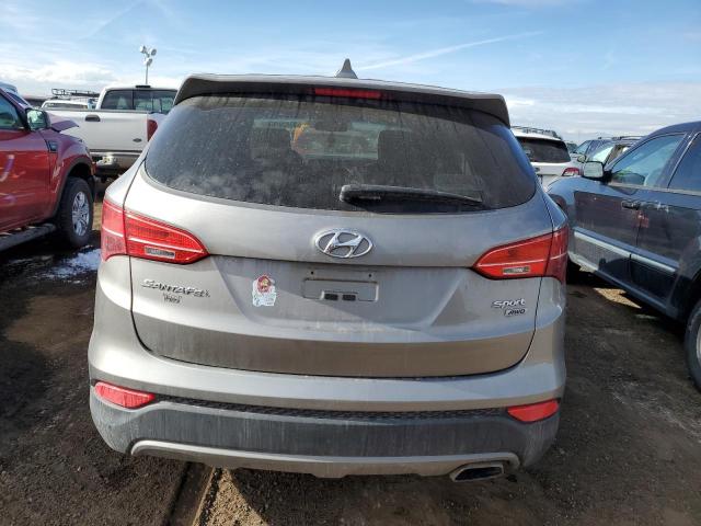 5XYZTDLB2FG298203 - 2015 HYUNDAI SANTA FE S GRAY photo 6