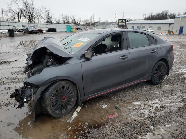 3KPF44AC2ME345462 - 2021 KIA FORTE GT GRAY photo 1