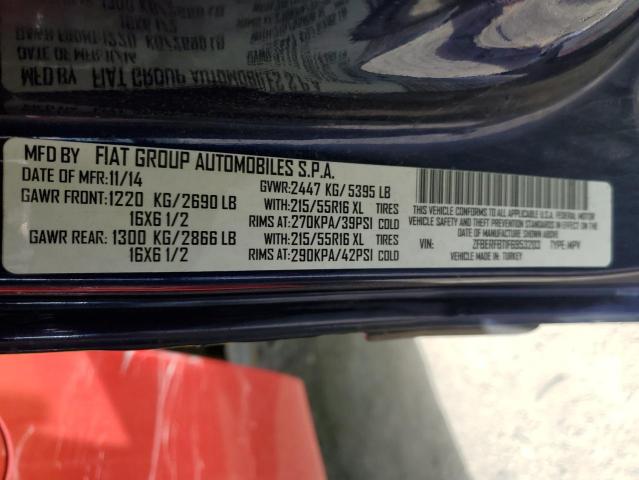 ZFBERFBT1F6953203 - 2015 RAM PROMASTER SLT 绿色 照片 13