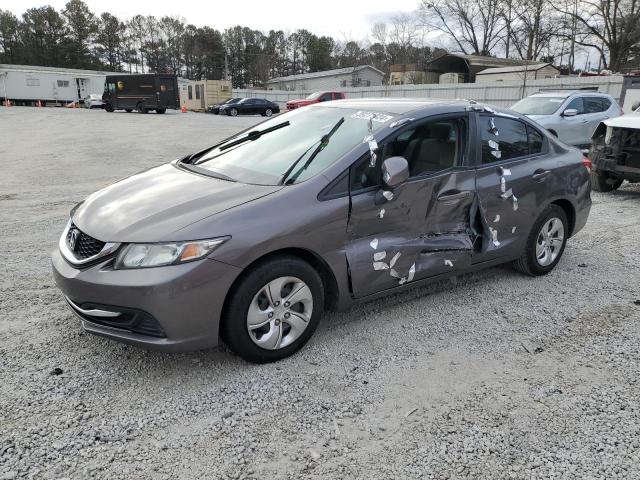 19XFB2F55DE069315 - 2013 HONDA CIVIC LX GRAY photo 1