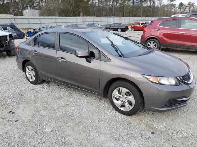 19XFB2F55DE069315 - 2013 HONDA CIVIC LX GRAY photo 4