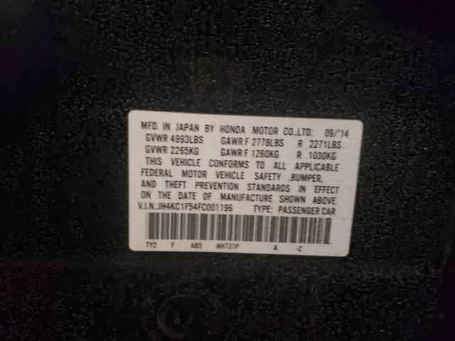 JH4KC1F54FC001196 - 2015 ACURA RLX TECH BLACK photo 12