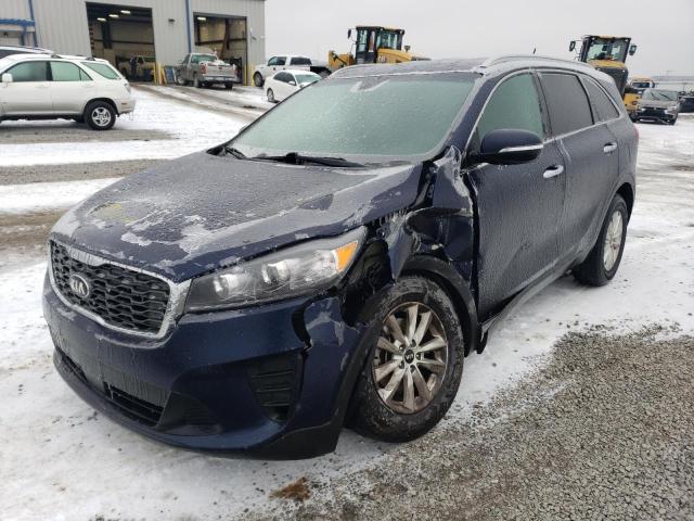 5XYPG4A39LG653239 - 2020 KIA SORENTO L BLUE photo 1