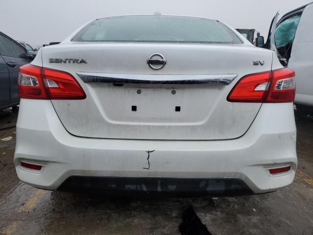 3N1AB7AP4HY333017 - 2017 NISSAN SENTRA S WHITE photo 6