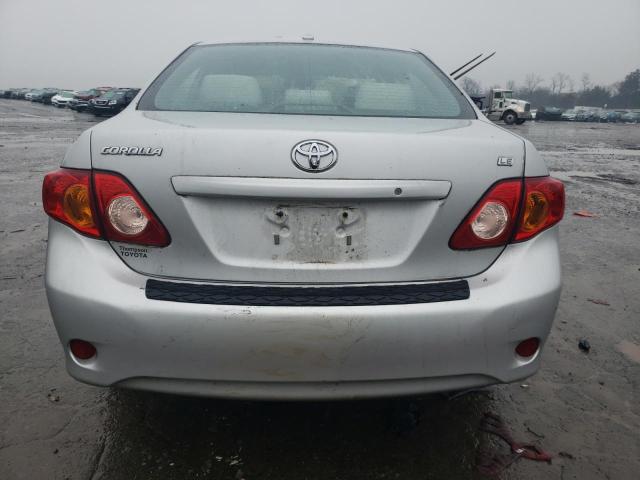 1NXBU40E69Z075738 - 2009 TOYOTA COROLLA BASE SILVER photo 6