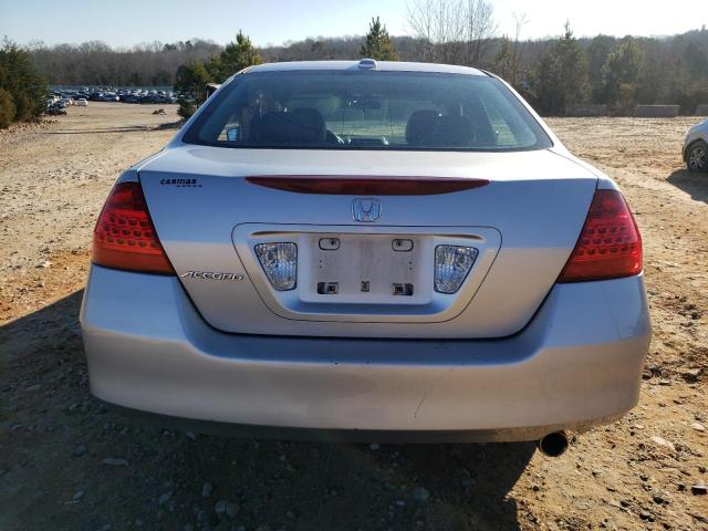 1HGCM56707A076410 - 2007 HONDA ACCORD EX SILVER photo 6