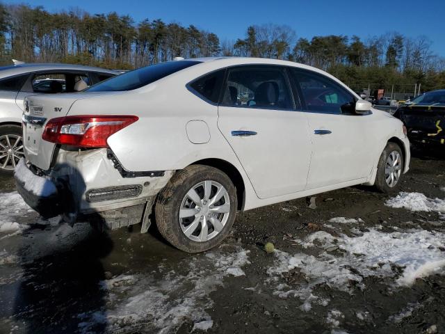 3N1AB7AP0HY304355 - 2017 NISSAN SENTRA S WHITE photo 3