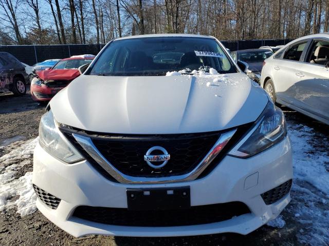 3N1AB7AP0HY304355 - 2017 NISSAN SENTRA S WHITE photo 5