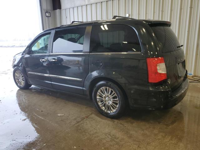 2A4RR6DG4BR745635 - 2011 CHRYSLER TOWN & COU LIMITED BLACK photo 2