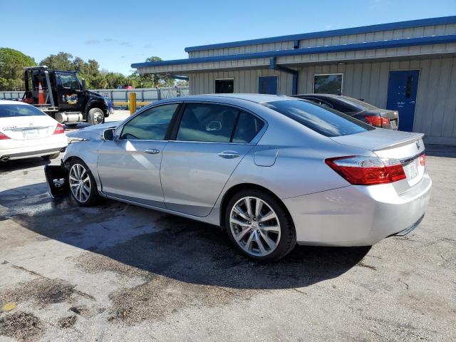 1HGCR2F88DA033471 - 2013 HONDA ACCORD EXL SILVER photo 2