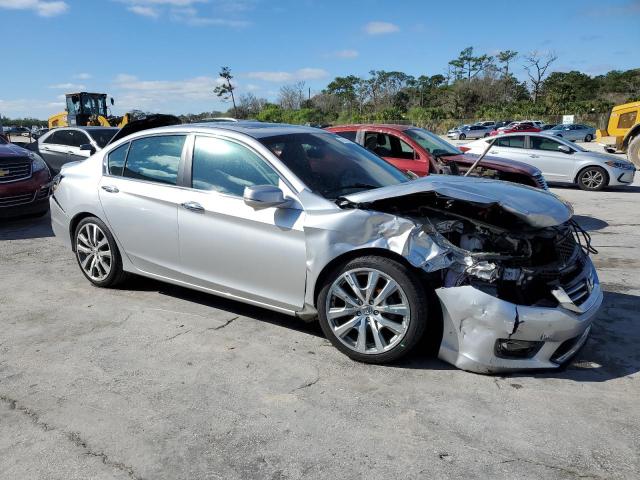 1HGCR2F88DA033471 - 2013 HONDA ACCORD EXL SILVER photo 4