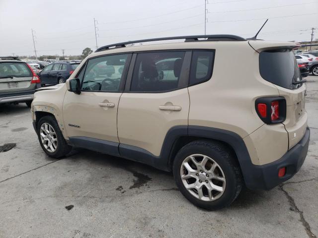 ZACCJABTXGPD01645 - 2016 JEEP RENEGADE LATITUDE TAN photo 2