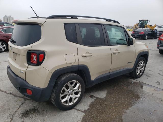 ZACCJABTXGPD01645 - 2016 JEEP RENEGADE LATITUDE TAN photo 3