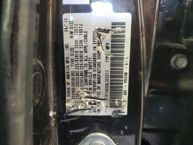 5J6TF1H5XDL002211 - 2013 HONDA CROSSTOUR EXL ყავისფერი ფოტო 14