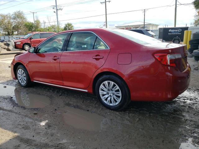 4T4BF1FK5ER354104 - 2014 TOYOTA CAMRY L RED photo 2