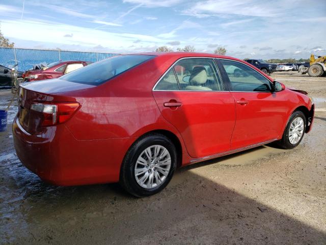 4T4BF1FK5ER354104 - 2014 TOYOTA CAMRY L RED photo 3