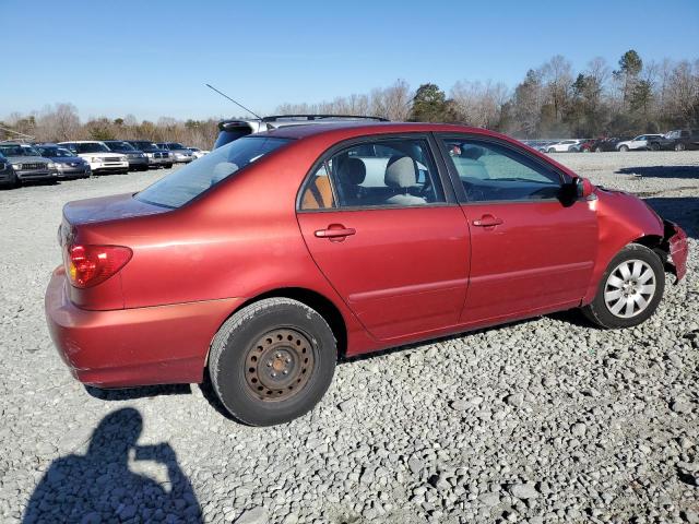 2T1BR32EX4C280367 - 2004 TOYOTA COROLLA CE BURGUNDY photo 3