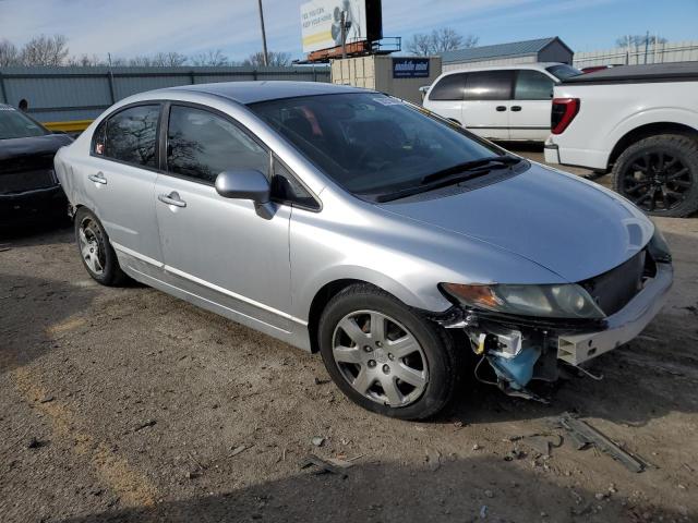 2HGFA16508H524662 - 2008 HONDA CIVIC LX SILVER photo 4