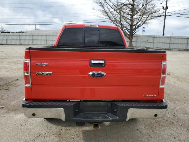 1FTFW1EF1EKG44615 - 2014 FORD F150 SUPERCREW RED photo 6