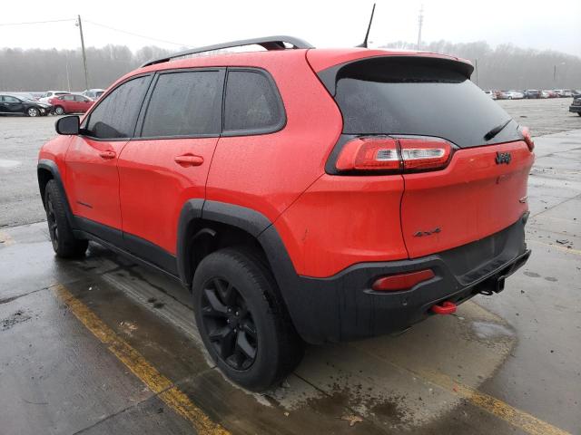 1C4PJMBS2HW618429 - 2017 JEEP CHEROKEE TRAILHAWK RED photo 2