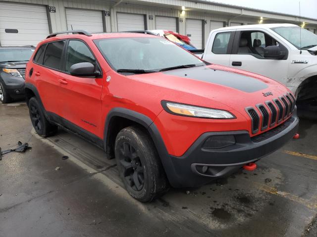 1C4PJMBS2HW618429 - 2017 JEEP CHEROKEE TRAILHAWK RED photo 4